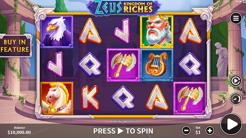 Zeus Kingdom of Riches Slot fun88 พ นธม ตร 1