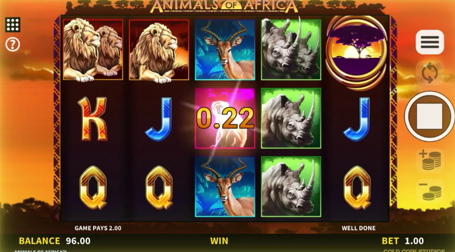 Animals of Africa Slot fun88 slotmachine bonus 1