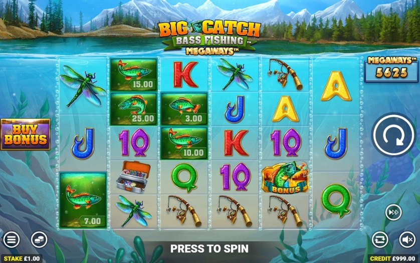 Big Catch Bass Fishing Megaways Slot play fish shooting game fun88 1