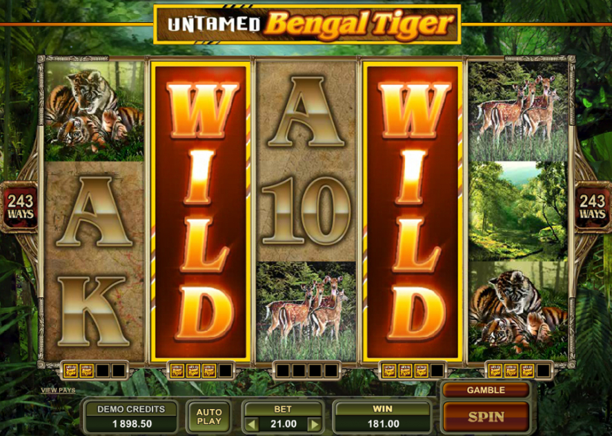 Untamed Bengal Tiger Slot fun88 slot machine bonus reward 1